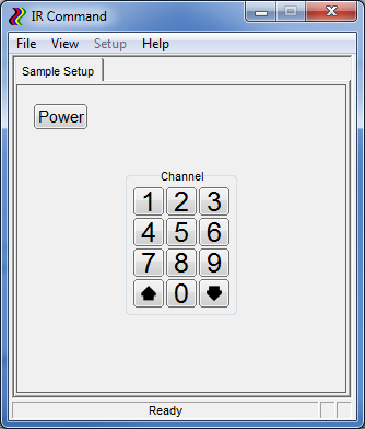 IRCommand2 initial demo mode button layout
